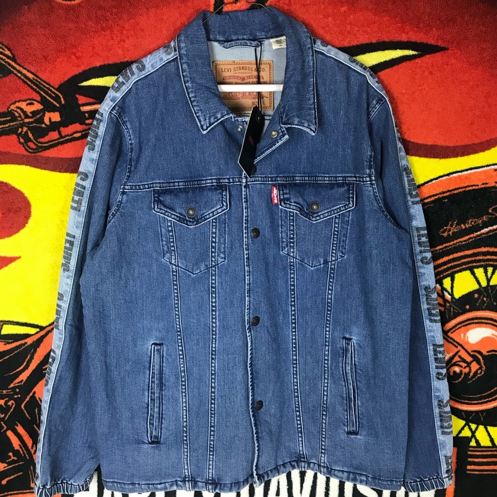 Levi’s Premium Denim Trucker Snap Button Jacket